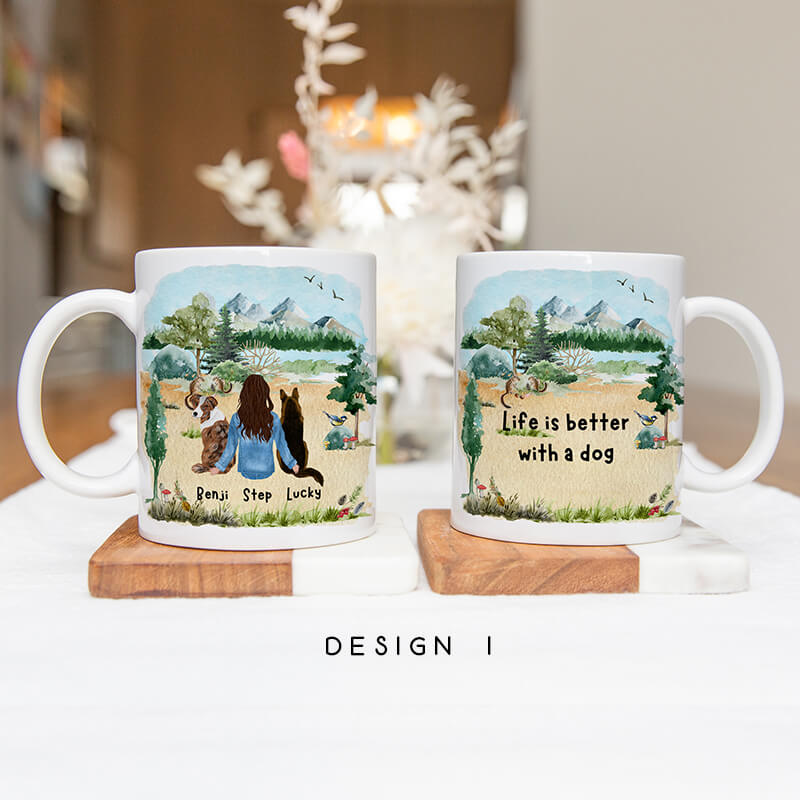 Personalised Mugs Pet Portrait Dog Mug Dog Gifts For Dog Mum Mintedhaus Australia