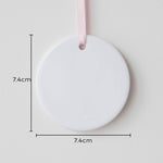 Personalized Kangaroo Christmas Ornament - Baby's First Christmas Keepsake - Christmas Bauble Gift