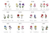 Custom Birth Flower Print for Grandma – Personalized Family Artwork