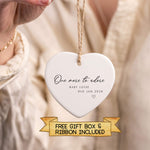 Personalised Baby Announcement Ornament – “One More to Adore” Custom Gift for Expecting Parents