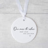 Personalised Baby Announcement Ornament – “One More to Adore” Custom Gift for Expecting Parents