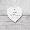 Personalised Baby Ornament – Custom Name & Date Keepsake for New Parents