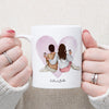 Up To 3 - Personalised Best Friends Mug  –  Gift for Bestie, Soul Sister, BFF