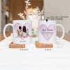 Up To 3 - Personalised Best Friends Mug  –  Gift for Bestie, Soul Sister, BFF