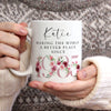 Personalised “Making the World a Better Place Since” Mug – Custom Name & Year - Pink & Marsala