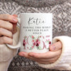 Personalised “Making the World a Better Place Since” Mug – Custom Name & Year - Pink & Marsala