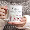 Personalised “Making the World a Better Place Since” Mug – Custom Name & Year - Pink & Marsala