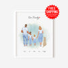 Personalised Family Prints - Custom Family Gifts - Our Family