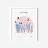 Personalised Family Prints - Custom Family Gifts - Our Family