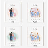 Personalised Family Prints - Custom Family Gifts - Our Family