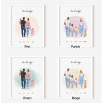 Personalised Family Prints - Custom Family Gifts - Our Family