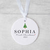 Personalized Baby First Christmas Ornament - Classic Christmas Tree Ornament