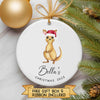 Personalized Kangaroo Christmas Ornament - Baby's First Christmas Keepsake - Christmas Bauble Gift