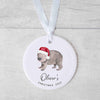 Personalized Wombat Christmas Ornament - Baby's First Christmas Keepsake - Christmas Bauble Gift