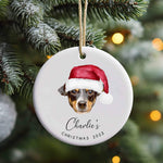 Custom Photo Christmas Ornament - Personalised Baby's First Christmas - Keepsake Christmas Bauble Gift For Dog Cat Owners