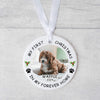 Personalized Pet Photo Christmas Ornament – First Christmas in Forever Home