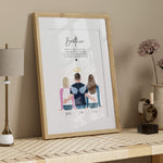 Memorial Gift - Loss of Brother Print - In Loving Memory of Brother - Bereavement gifts - Brother Memorial Prints