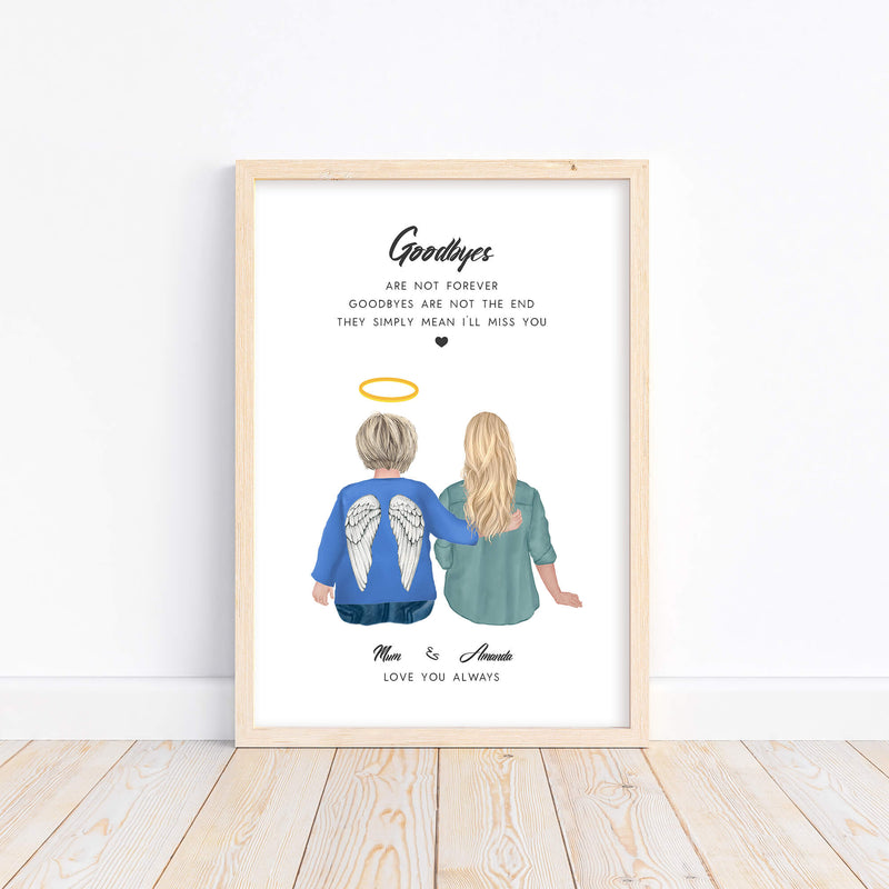 Memorial Gift - Loss of Mother Print - In Loving Memory of Mother - Bereavement gifts - Loss of Nanna