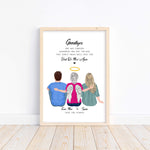 Memorial Gift - Loss of Mother Print - In Loving Memory of Mother - Bereavement gifts - Loss of Nanna