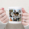 Personalized Photo Collage Mug for Dad - Best Dad Ever - Gift For Dad, Grandparents, Uncle