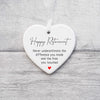 Happy Retirement Ornament – Personalised Ceramic Keepsake Gift