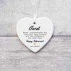 Personalised Retirement Ornament – Custom Name Ceramic Keepsake Gift