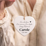 Personalised Retirement Ornament – New Adventures Ceramic Keepsake Gift