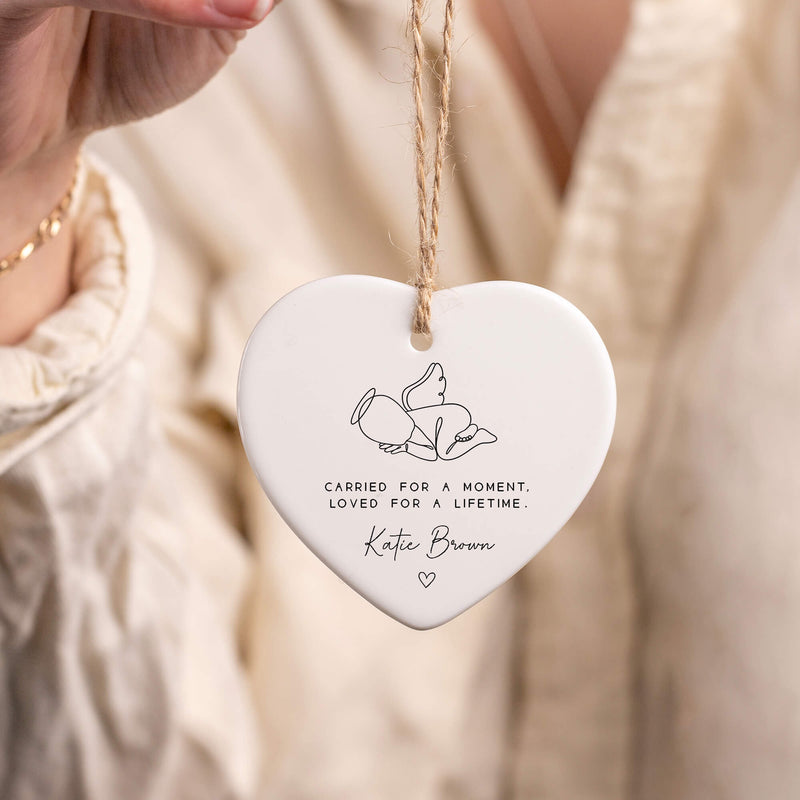 Angel Baby Memorial Ornament – Carried for a Moment, Loved for a Lifetime