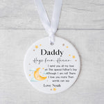 Hugs from Heaven Father’s Day Ornament – Angel Baby Memorial Gift