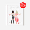 Personalised Prints - Friendship Gifts - Soul Sisters Are Never Apart - 2