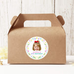 Personalized Birthday Stickers for Kids - Custom Waterproof Vinyl Labels - Stars