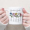 Personalised Mugs - Gifts For Grandma - Nana Gifts - Grandma Mugs - Grandparents Day - Grandma's Garden - Birth Flower Mug