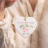 Personalised “Our First Christmas Engaged or Married” Ornament – Hanging StockingsCustom Couple Keepsake