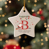 Personalised Santa Christmas Ornament – Custom Name & Message Bauble