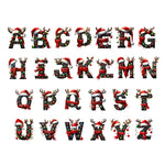 Personalised Christmas Initial Ornament – Custom Letter & Name Bauble for Kids and Family