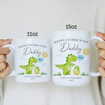 Custom Happy Father’s Day Mug For Daddy – Choose Animal & Title
