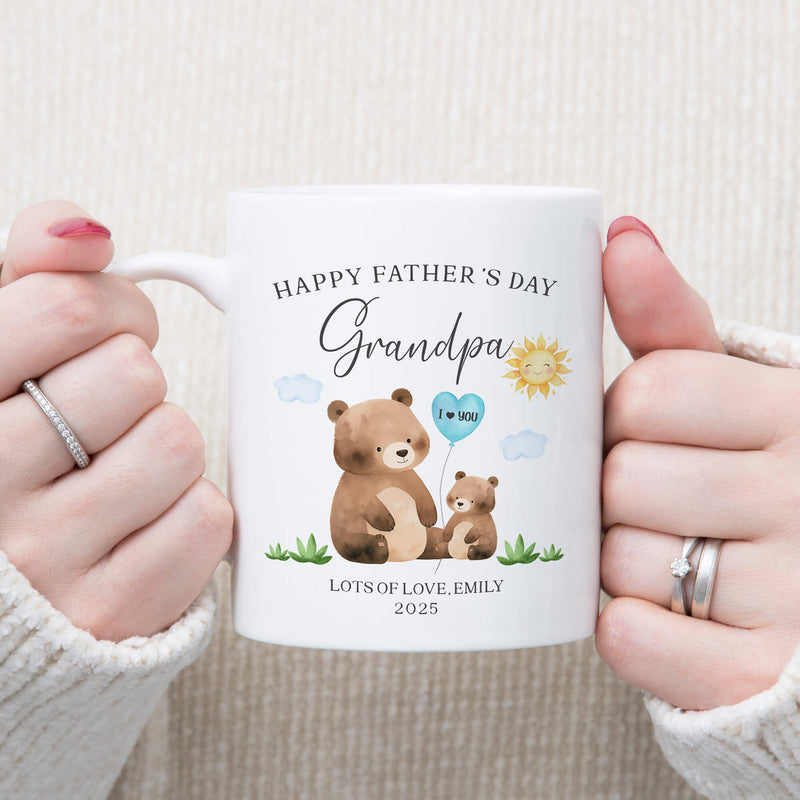 Custom Happy Father’s Day Mug For Daddy – Choose Animal & Title