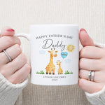 Custom Happy Father’s Day Mug For Daddy – Choose Animal & Title