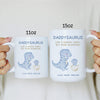 Personalised Daddysaurus Mug – Like a Normal Daddy, But More Roarsome!