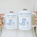 Personalised Daddysaurus Mug – Like a Normal Daddy, But More Roarsome!