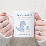 Personalised Daddysaurus Mug – Like a Normal Daddy, But More Roarsome!