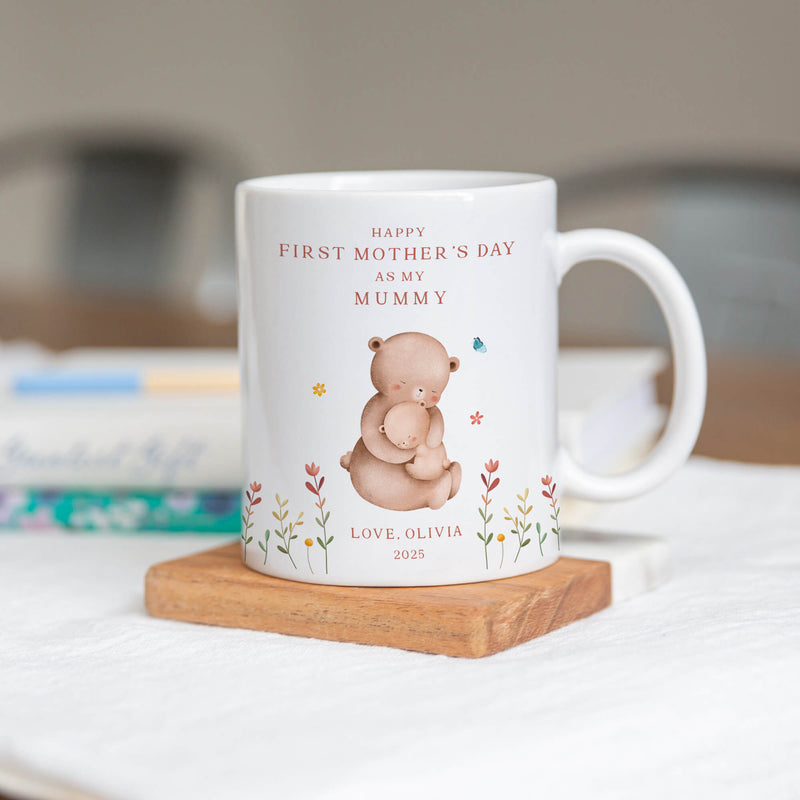 Custom “First Mother’s Day as My Mummy” Mug – Personalised Gift from Baby
