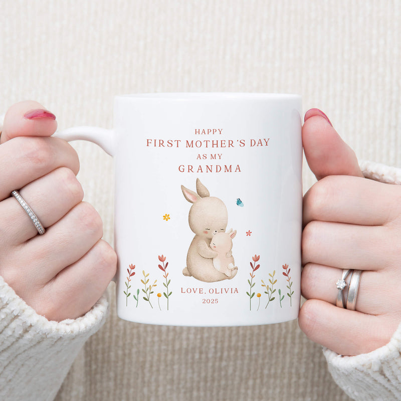 Custom “First Mother’s Day as My Mummy” Mug – Personalised Gift from Baby