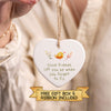 Good Friends Ornament – Heart Shaped Ceramic Keepsake Gift