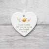 Good Friends Ornament – Heart Shaped Ceramic Keepsake Gift