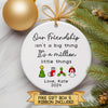 Friendship Christmas Ornament – Personalised Ceramic Keepsake Gift