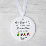 Friendship Christmas Ornament – Personalised Ceramic Keepsake Gift