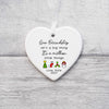 Friendship Christmas Ornament – Personalised Ceramic Keepsake Gift