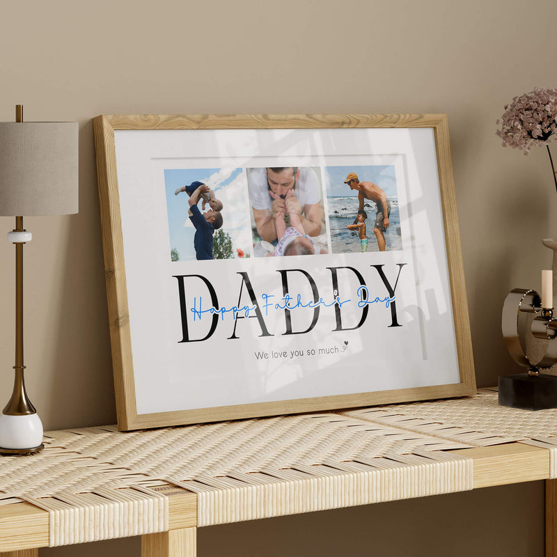 Personalized Father’s Day Photo Print – Custom Gift for Dad