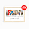 Personalized Grandpa Photo Collage Print – A Heartfelt Gift for Grandfathers